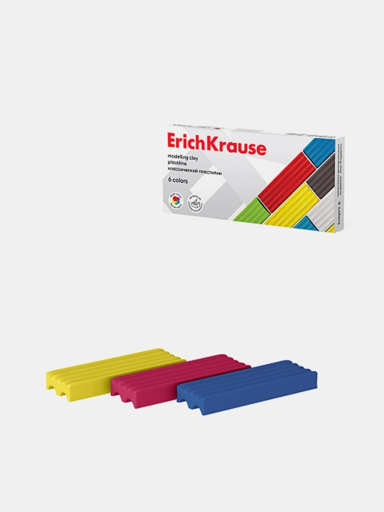 Klassik plastilin ErichKrause 6 rangli, 96 g 50557