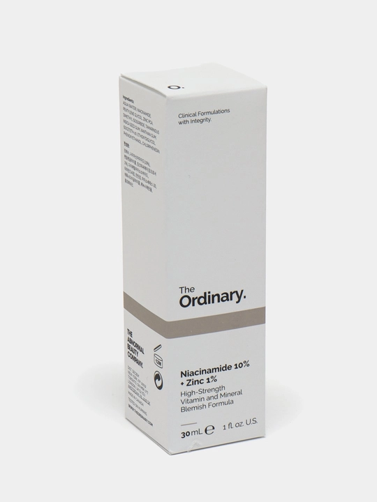Сыворотка для лица с ниацинамидом и цинком The Ordinary Niacinamide 10% + Zinc 1%, 30 мл