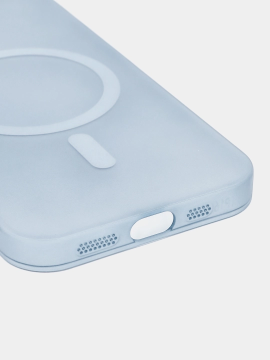 Матовый чехол с MagSafe и открытыми краями для iPhone 11/12/13/14/15/16/Pro/Pro Max