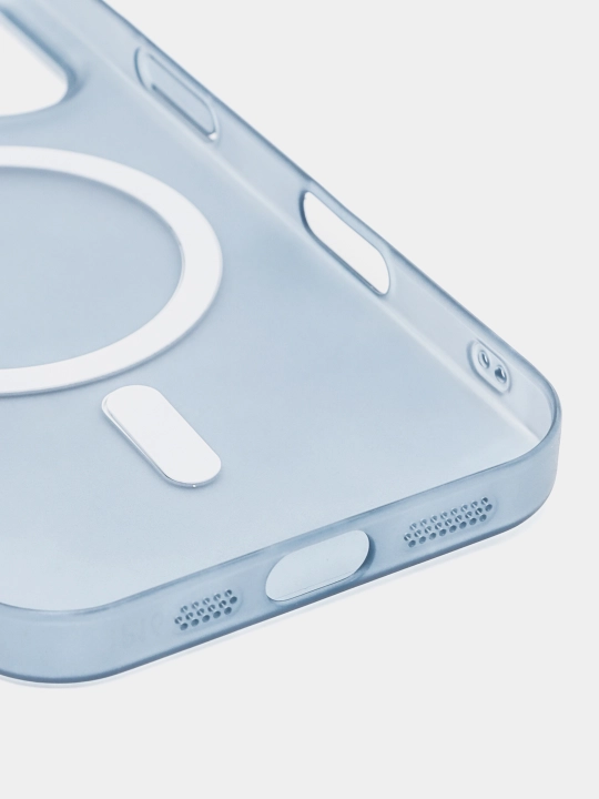 Матовый чехол с MagSafe и открытыми краями для iPhone 11/12/13/14/15/16/Pro/Pro Max