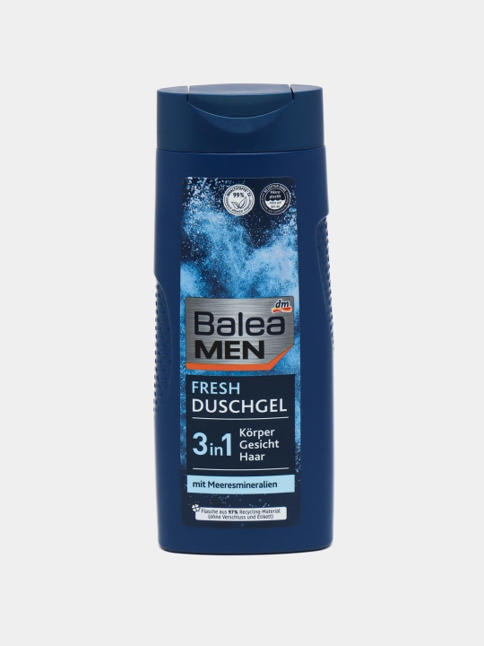 Гель для душа мужской BALEA MEN Fresh, 300 мл, Германия - 