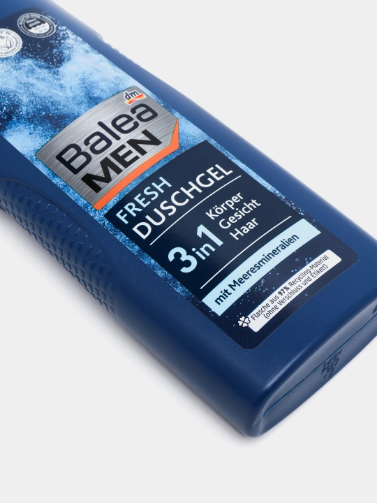 Гель для душа мужской BALEA MEN Fresh, 300 мл, Германия