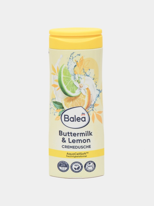 Крем-гель для душа BALEA Buttermilk & Lemon, 300 мл - 