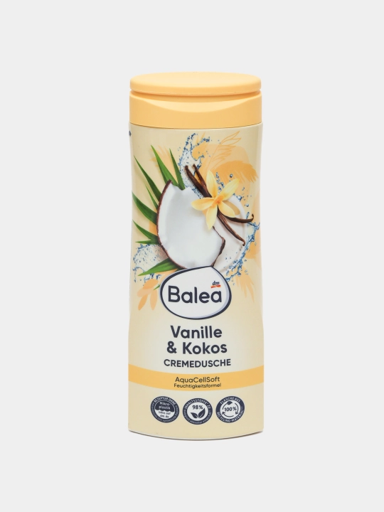 Крем - гель для душа BALEA Vanille & Kokos, 300 мл, Германия