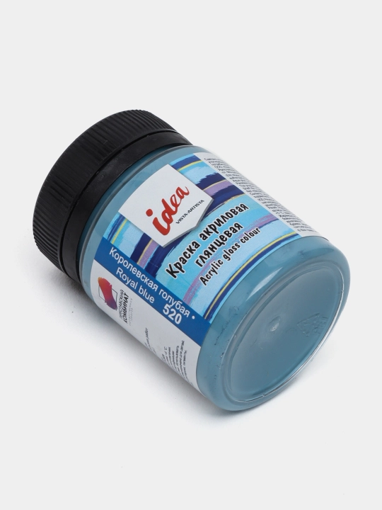 Akril bo'yoq, dekorativ, yaltiroq, 50 ml, 520 Qirollik ko'k IGA-50 q0000017915