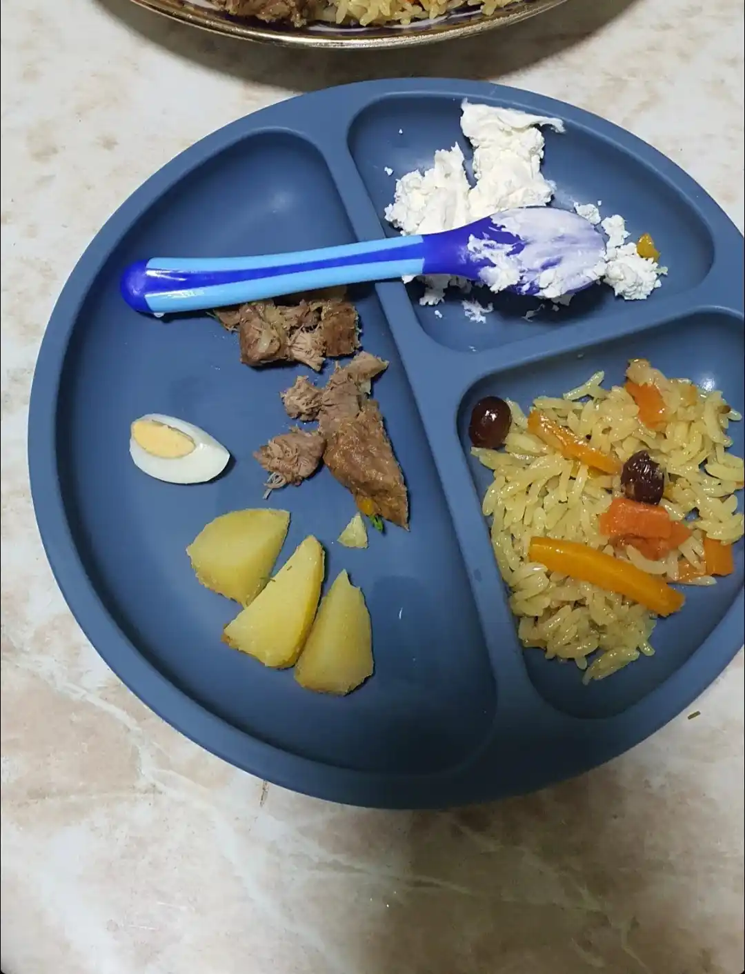 Bolalar uchun silikon qoshiq va sanchqi, termoqoshiq va termosanchqi