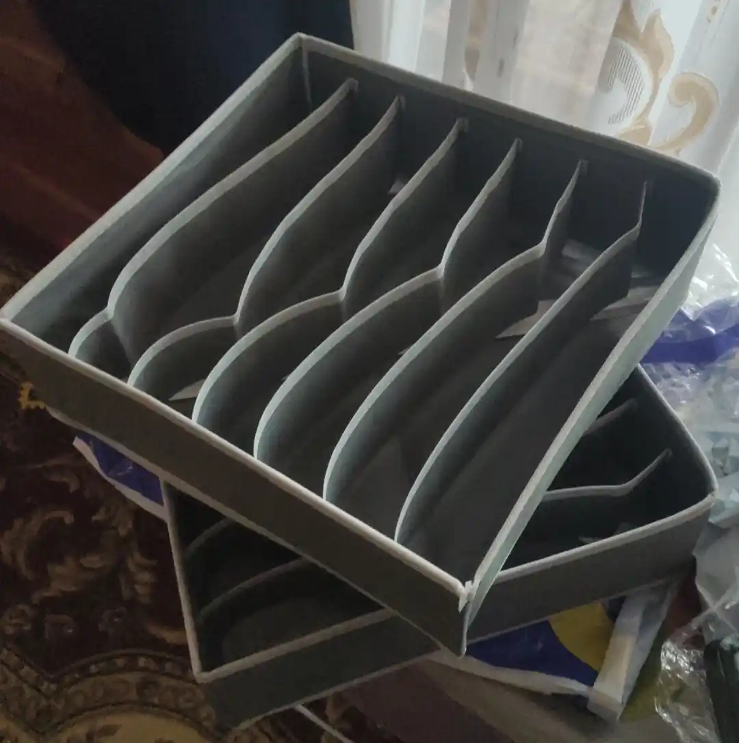 Narsalarni saqlash uchun organayzer, kiyimlar, ich kiyilar uchun saqlash qutisi