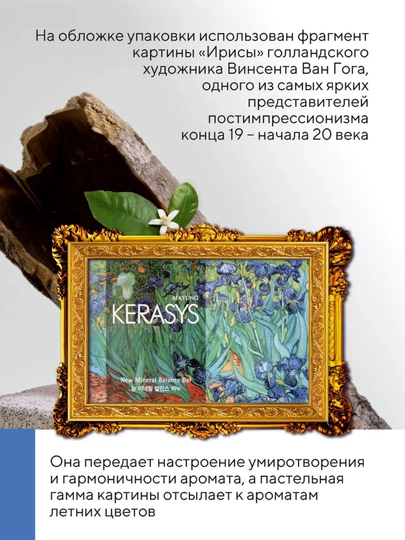 Kosmetik sovun, yog'li yuzlar uchun tozalovchi, davolovchi, Kerasys Mineral Balance, 100 g