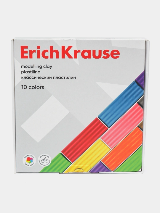Klassik plastilin ErichKrause, 10 rang, 160 g 50640 - 