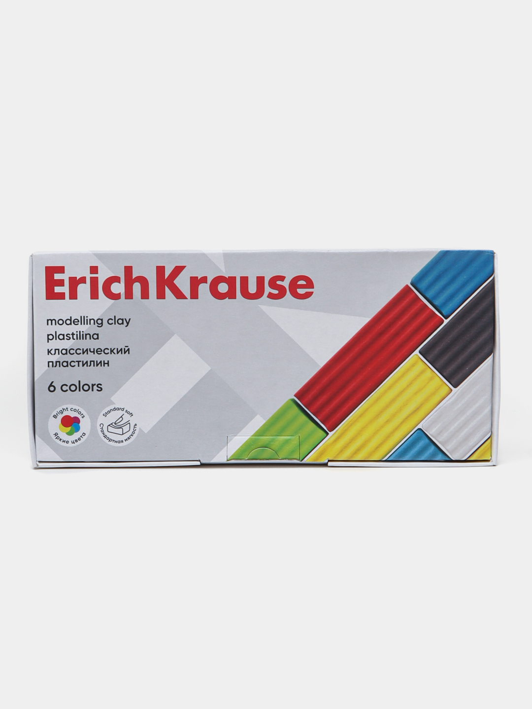 Пластилин классический ErichKrause 6 цветов, 96 г  50557 - 
