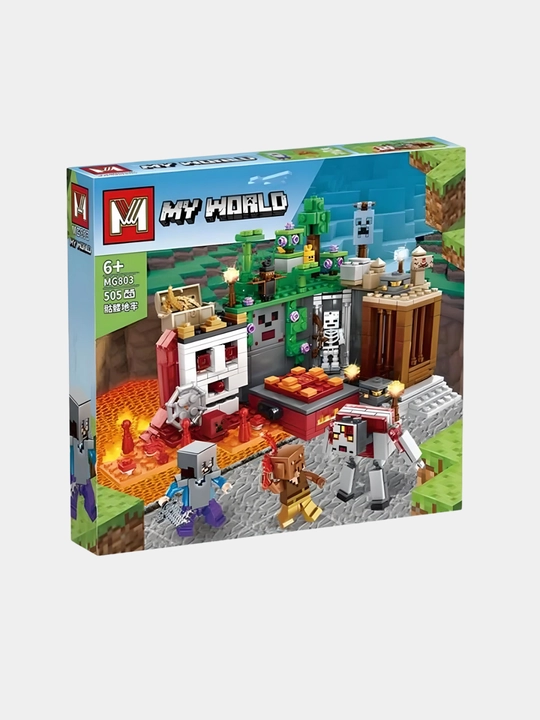 Детский конструктор My world Майнкрафт совместимый с лего