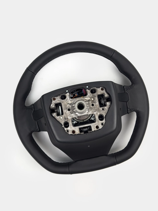 Руль для всех автомобилей, кожаный, универсальный, Spark, Damas, Nexia 1, 2, 3, Gentra, Lacetti