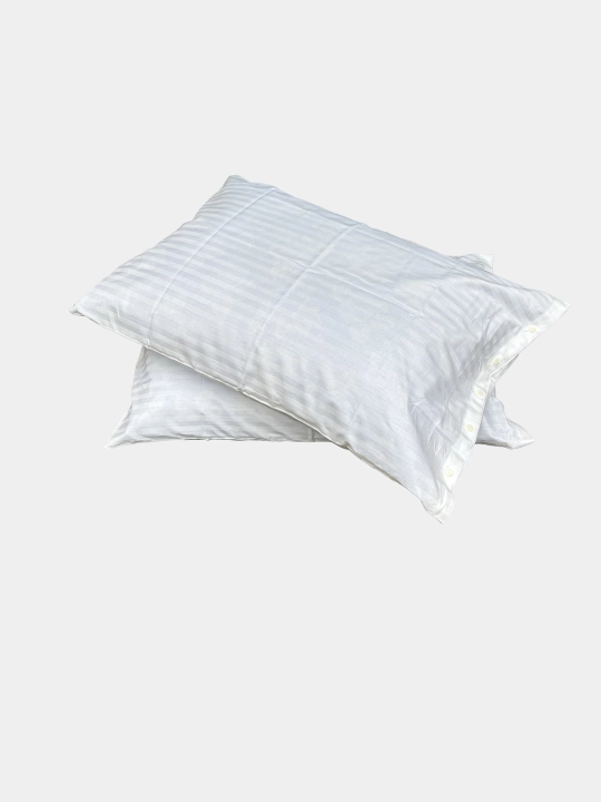 Strayp satin qoplamalari, 2 dona, tugmalarda