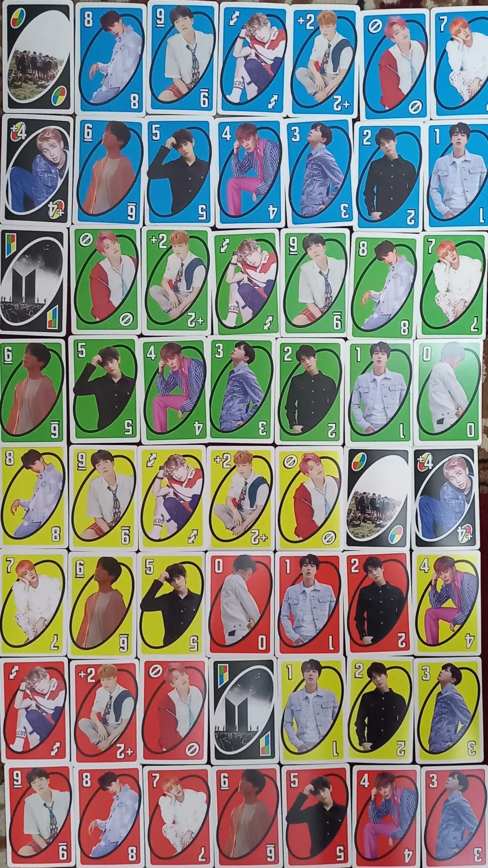 Настольная игра UNO Flip, Wild, Kuromi, Pokemon, Minecraft, BTS, Anime, Barbie, Frozen