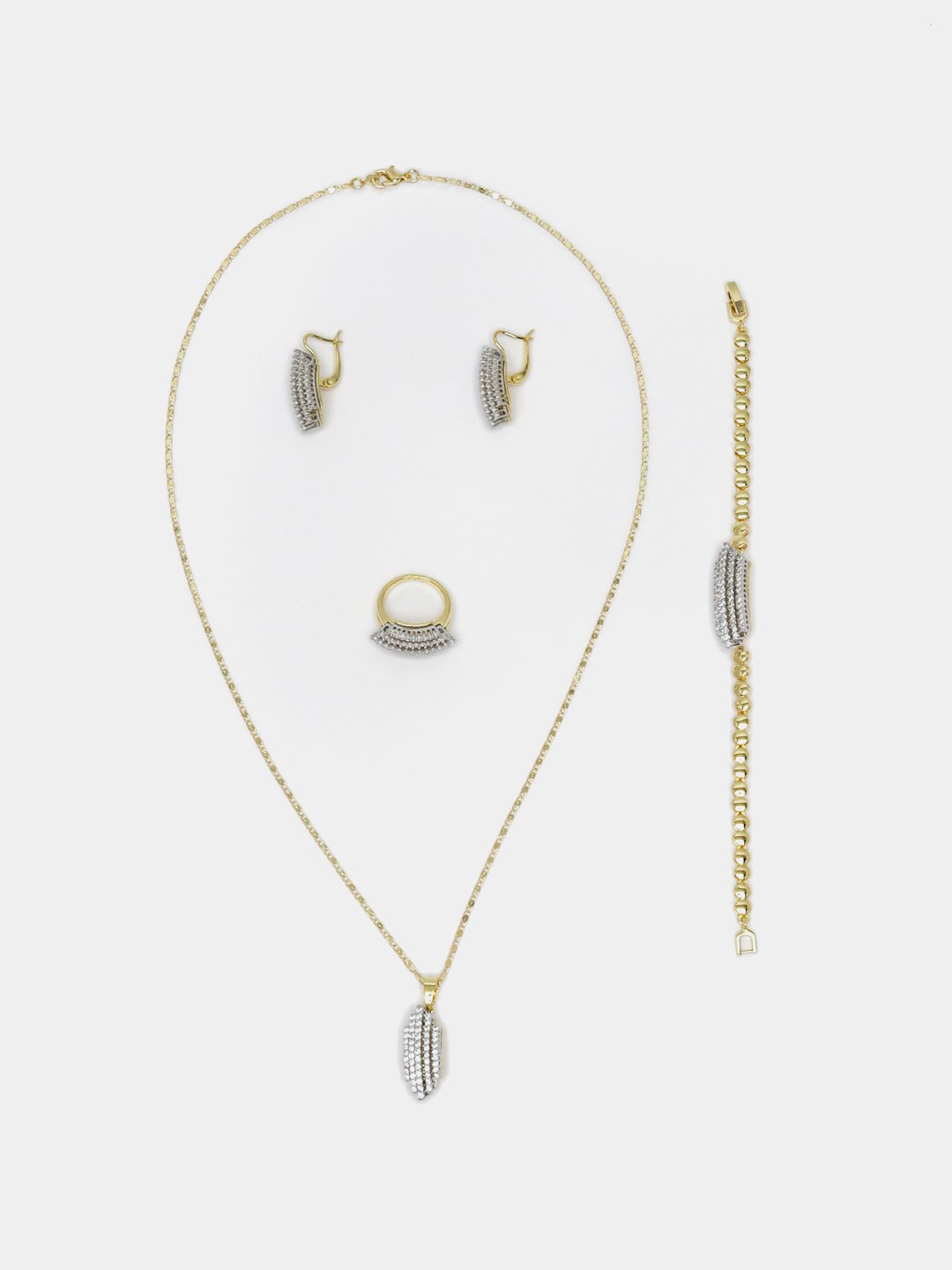Комплект украшений, серьги, кольцо, браслет, цепочка, Messika Bvlgari, Vancleef