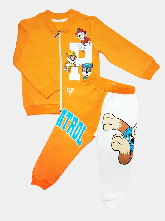 Ikki qismli kostyum PAW Patrol ko'ylagi fermuarli + shimlar