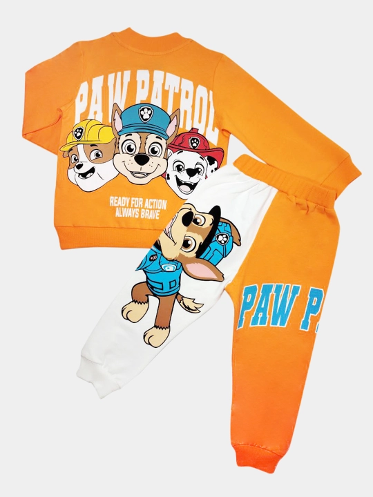 Ikki qismli kostyum PAW Patrol ko'ylagi fermuarli + shimlar
