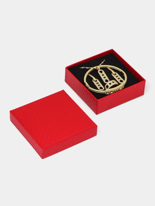 Комплект украшений, серьги, кольцо, браслет, цепочка, Messika Bvlgari, Vancleef