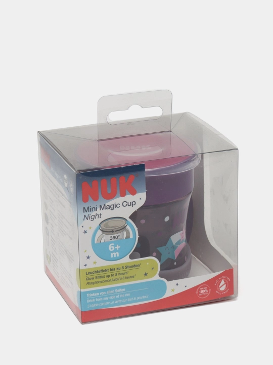 Поильник Nuk Magic Cup, светящийся в темноте, 160 мл