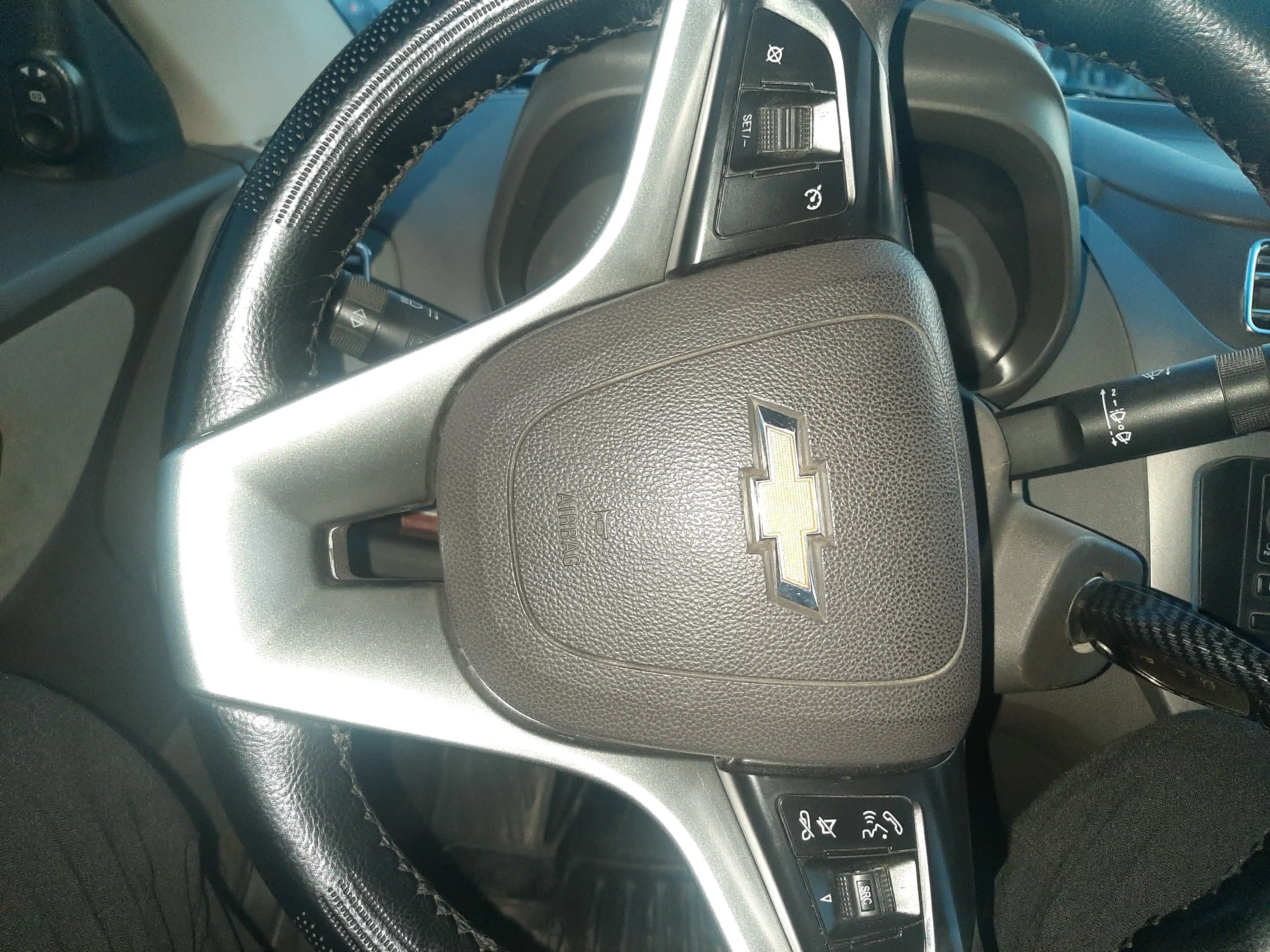 Аквапринт на руль Cobalt автомат, Cruze 2, Black piano, никель