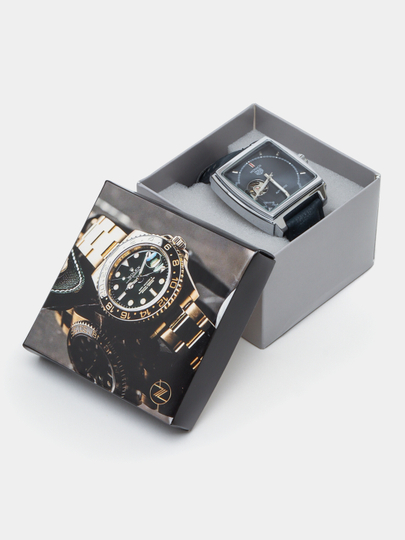 Мужские наручные часы, с кожаным ремешком WATCHHOUSE — WATCHHS-28SOAT-ЧЕРН