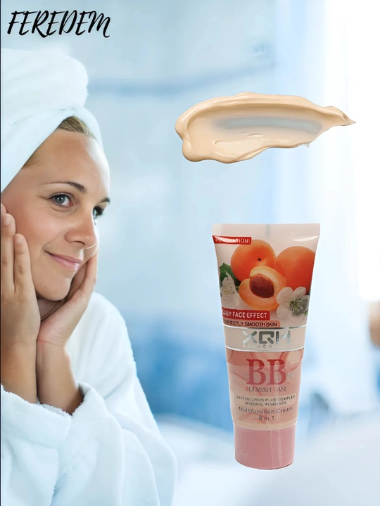 BB tonal krem, quyoshdan himoya krem XQM, SPF 15, 6 tasi 1 da formulasi, 65 ml