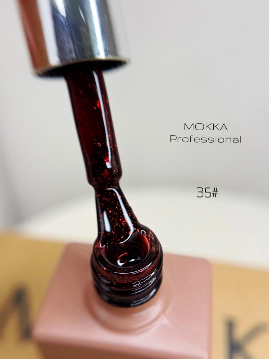 RED MOKKA gel-lak, 8 ml, 12 ml