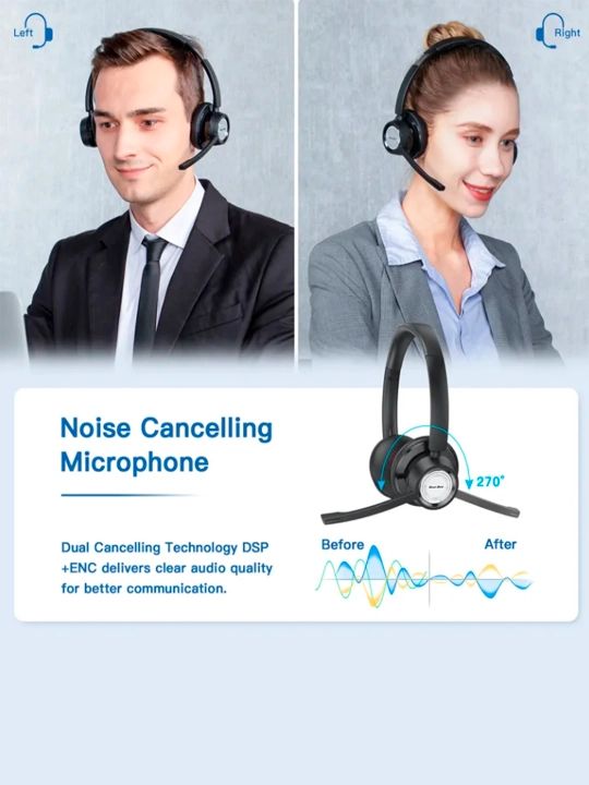 NewBee BH58 simsiz garniturasi, USB adapteri bilan Bluetooth