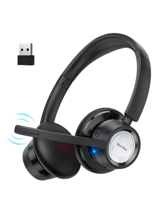NewBee BH58 simsiz garniturasi, USB adapteri bilan Bluetooth - 