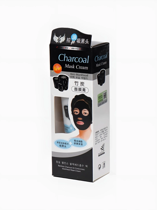 Угольная крем-маска для лица Charcoal cream, 130 г