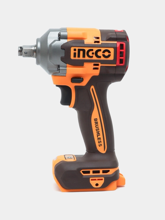 Simsiz cho'tkasiz zarbali gayka buragich INGCO CIWLI2040 INDUSTRIAL, 20 V, 1 / 2", 400 Nm