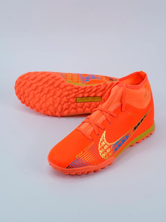 Футбольные бутсы Air Zoom, сороконожки, с манжетом и Полуманжеты, яркие цвета