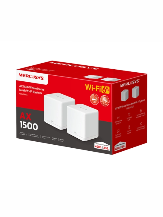 MERCUSYS Halo H60X двухдиапазонный Mesh Wi-Fi роутер