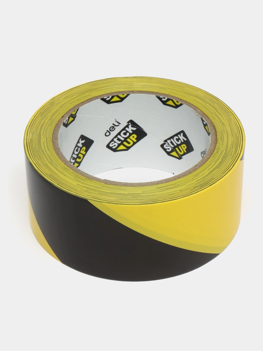 Скотч лента сигнальная Deli EA700, 48 мм * 33 м