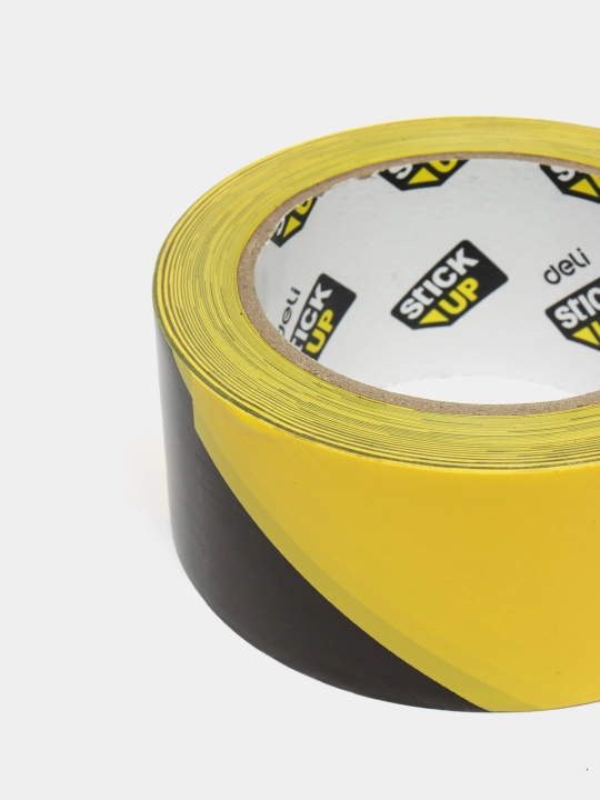 Скотч лента сигнальная Deli EA700, 48 мм * 33 м