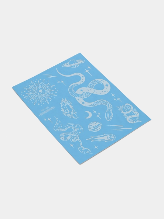 Временные татуировки, светящиеся