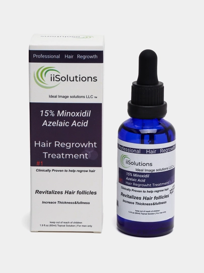 Сыворотка против выпадения волос 15% Minoxidil Hair Regrowht Iisolutions - 