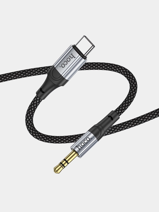 Аудиокабель для аудио кабель для iPhone Type-C AUX, USB шнур для зарядки, HOCO аудиокабель