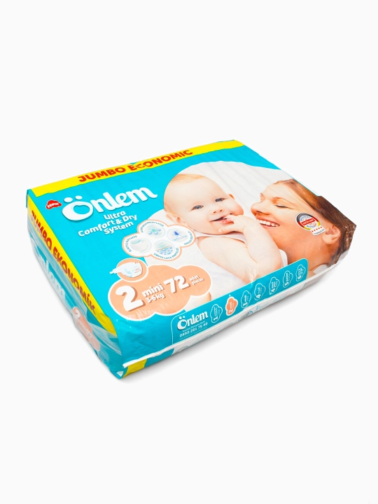 Bolalar tagligi pampers "Onlem Jumbo Economic", 2 o‘lcham, 72 dona