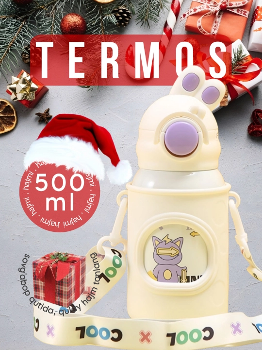 Bolalar uchun termos naychali, 550 ml, 650 ml, 680 ml