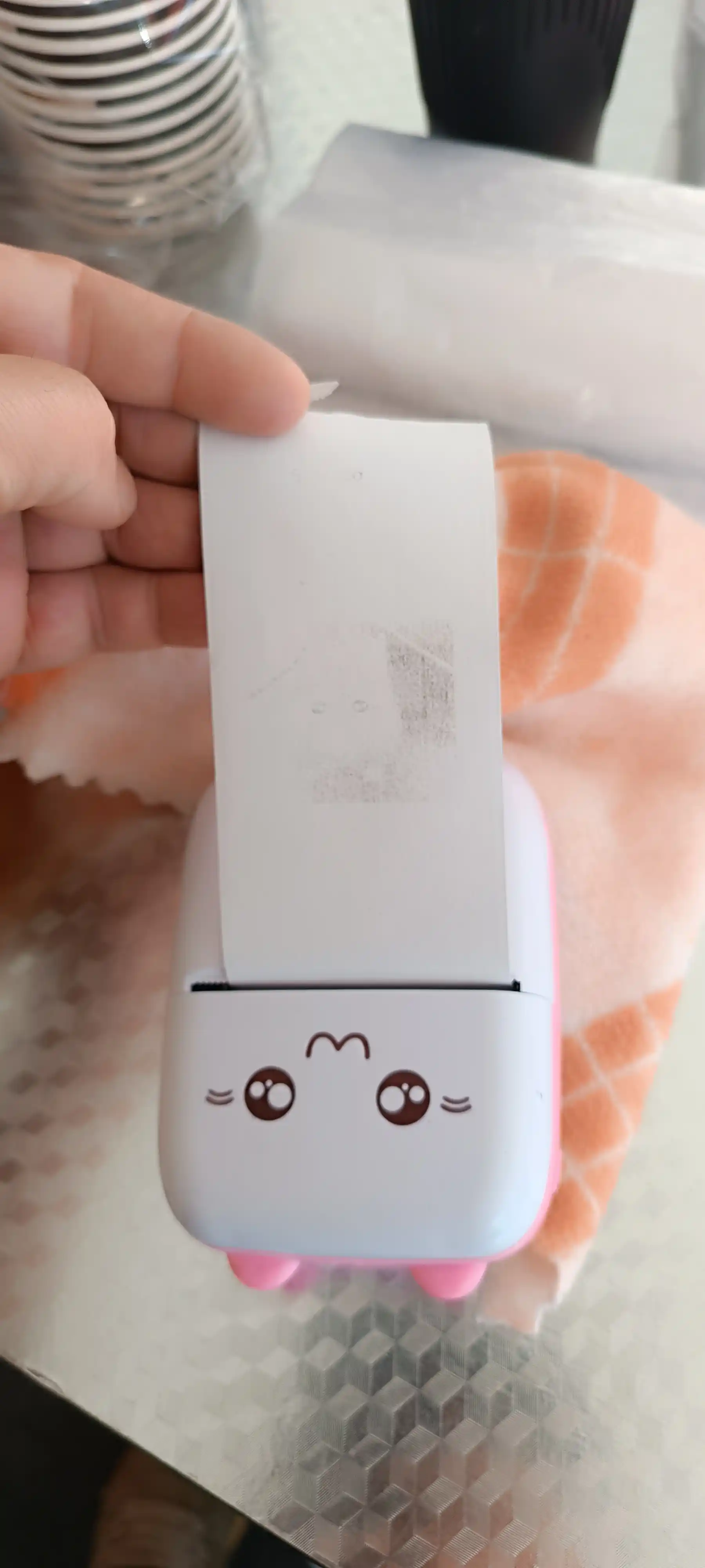 Telefon uchun termal printer, bolalar mini printeri, simsiz, Bluetooth bilan
