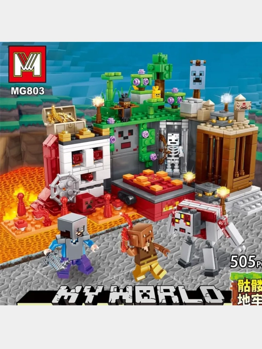 Детский конструктор My world Майнкрафт совместимый с лего