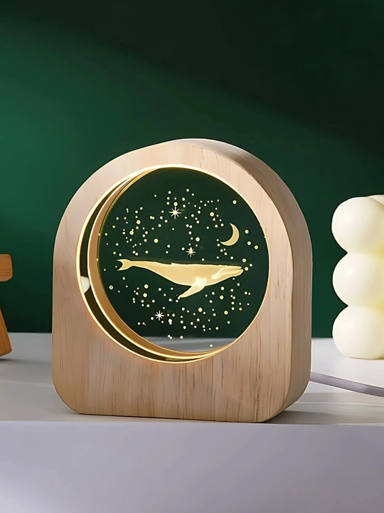 Светильник, ночник светодиодный, с 3D-проекцией - 