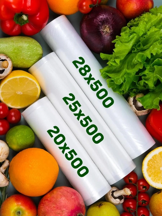 Пакеты для вакууматора, рифленая пленка в рулоне для вакуумного упаковщика