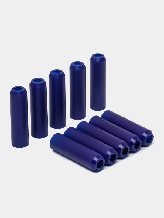 Issiq pol quvurlarining izolyatsiyasi uchun himoya vtulka D16-20, 10 dona, uzunligi 120 mm