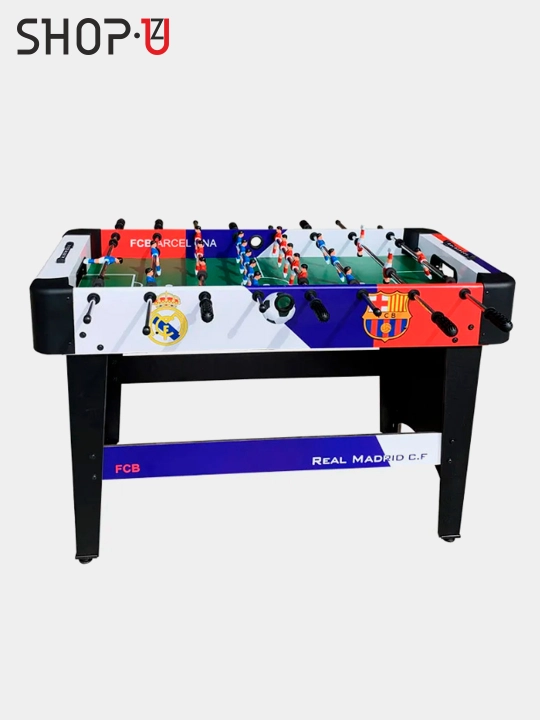 Oyoqchali stol usti hockey / futbol kikeri, 50x29 sm / 120x61x80sm / 142x76x88sm