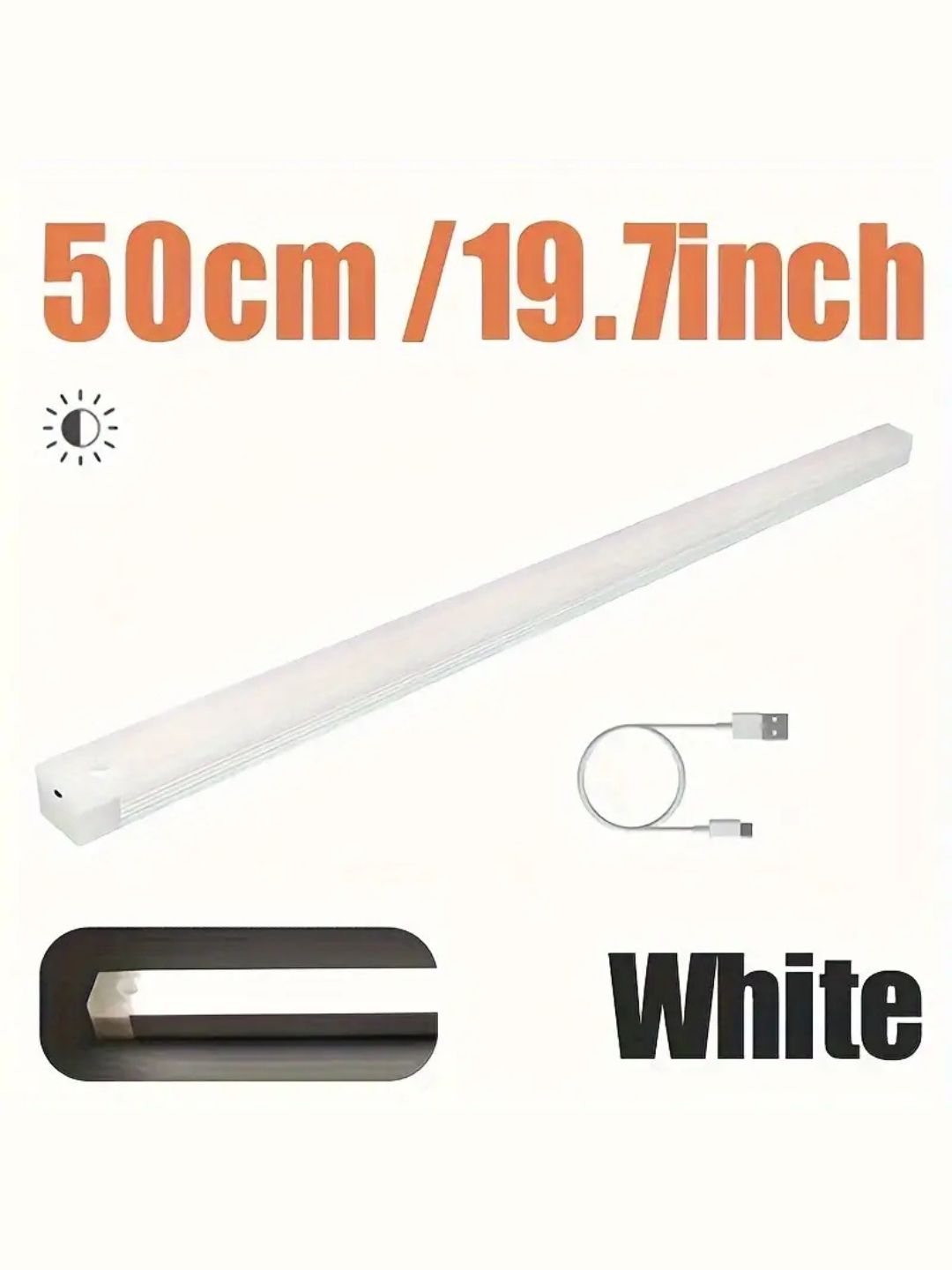 Harakat sensori, USB zaryadlash, simsiz tungi chiroqli LED chiroq