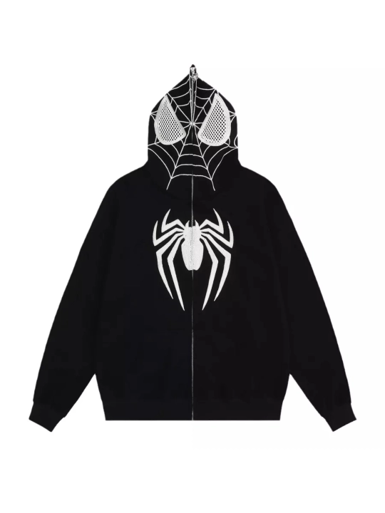 Xudi zip Unisex, o‘rgimchak odam, paxtadan, katta, unisex, marvel, XB, unisex