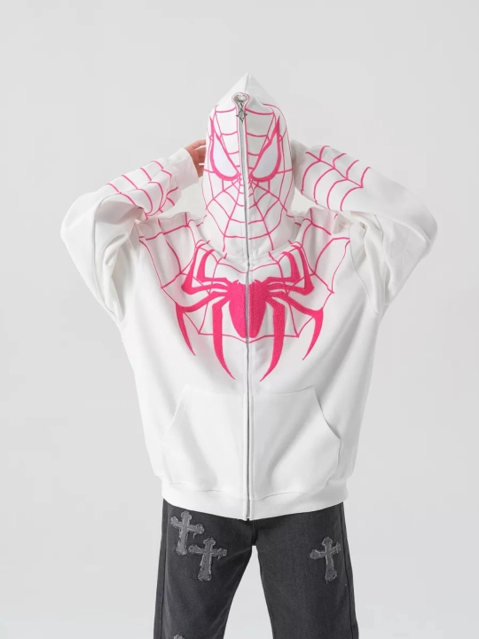 Xudi zip Unisex, o‘rgimchak odam, paxtadan, katta, unisex, marvel, XB, unisex