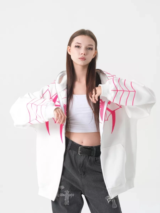Xudi zip Unisex, o‘rgimchak odam, paxtadan, katta, unisex, marvel, XB, unisex